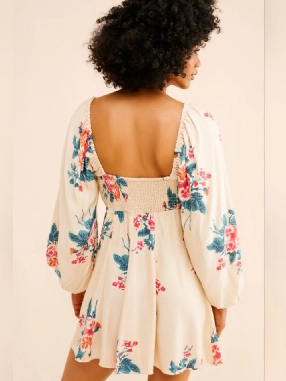 Free People Francesca Floral Mini Dress